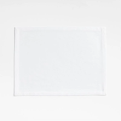 Aspen Crisp White Organic Cotton Placemat