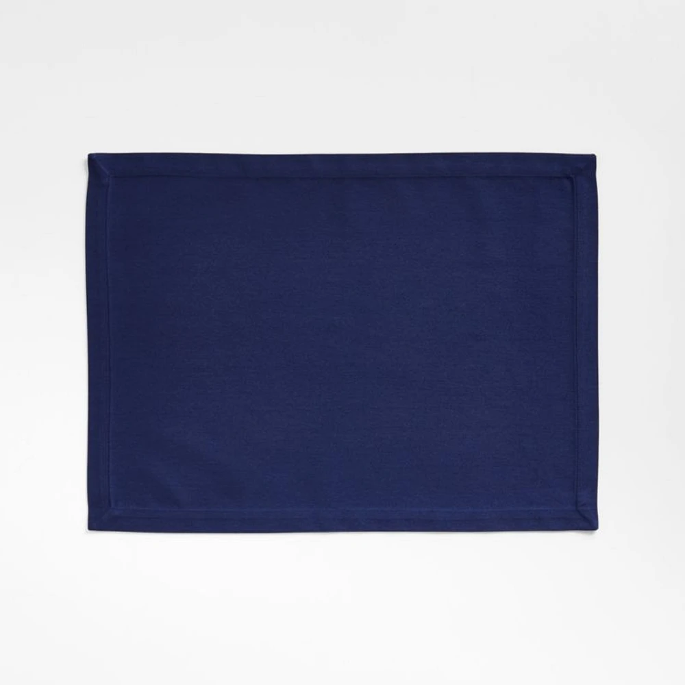 Aspen Deep Indigo Organic Cotton Placemat