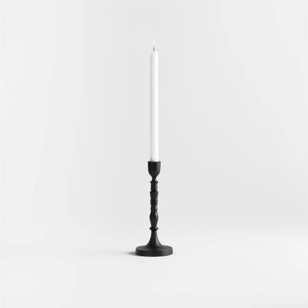 Astryd Black Metal Taper Holder 9"