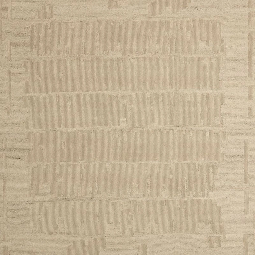 Athens Wool Hand-Tufted Sand Brown Area Rug 8'x10'