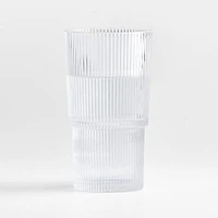 Atwell 11-Oz. Stackable Ribbed Double Old-Fashioned Glass