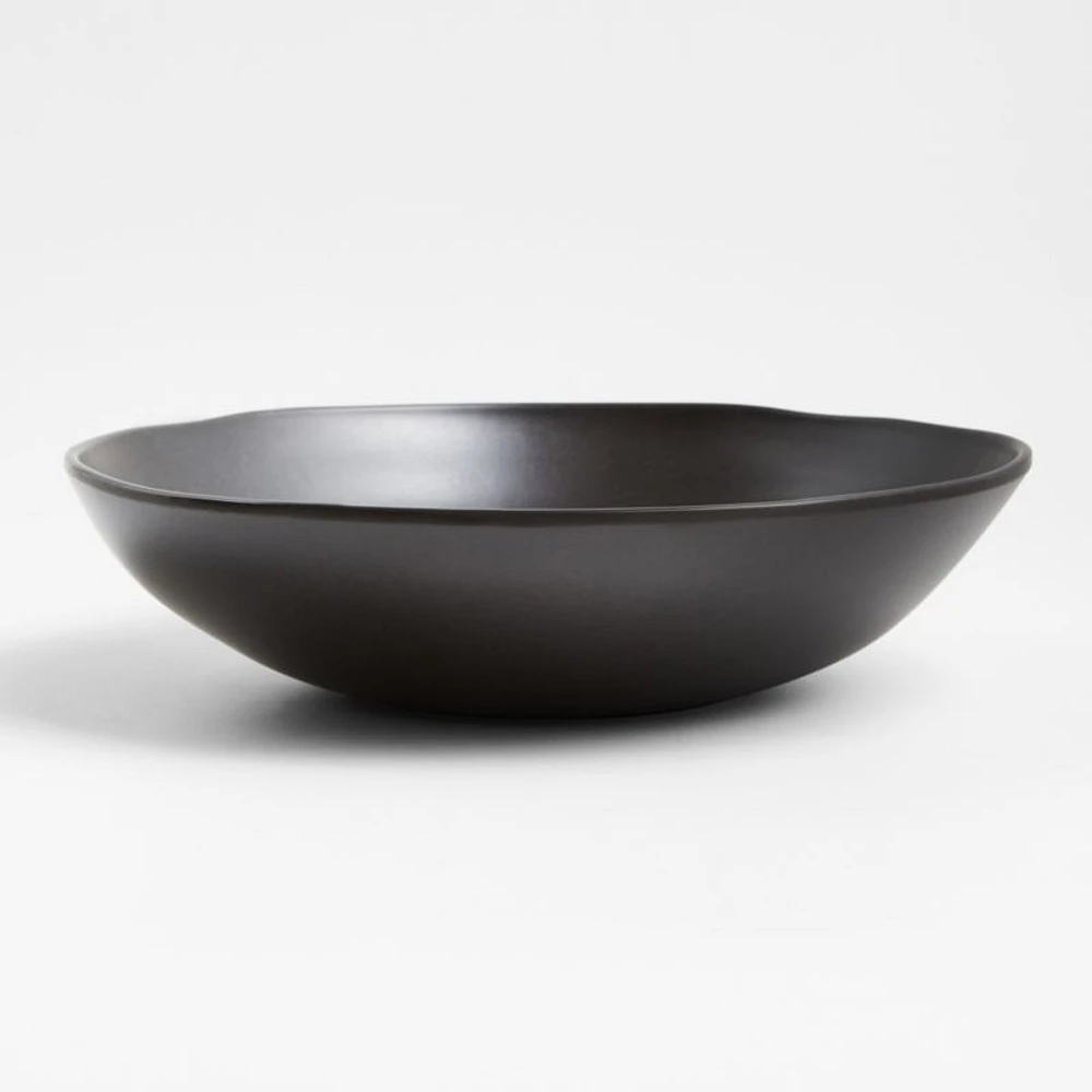 Audley Grey Outdoor Bamboo and Melamine Serving Bowl