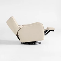 Aurora Natural Nursery Electronic Power Recliner with Night Light