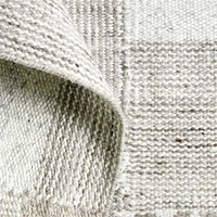 Avignon Wool Flatweave Taupe Area Rug 10'x14'