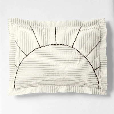 Baja Sunset Yarn Dye Organic Cotton Kids Pillow Sham