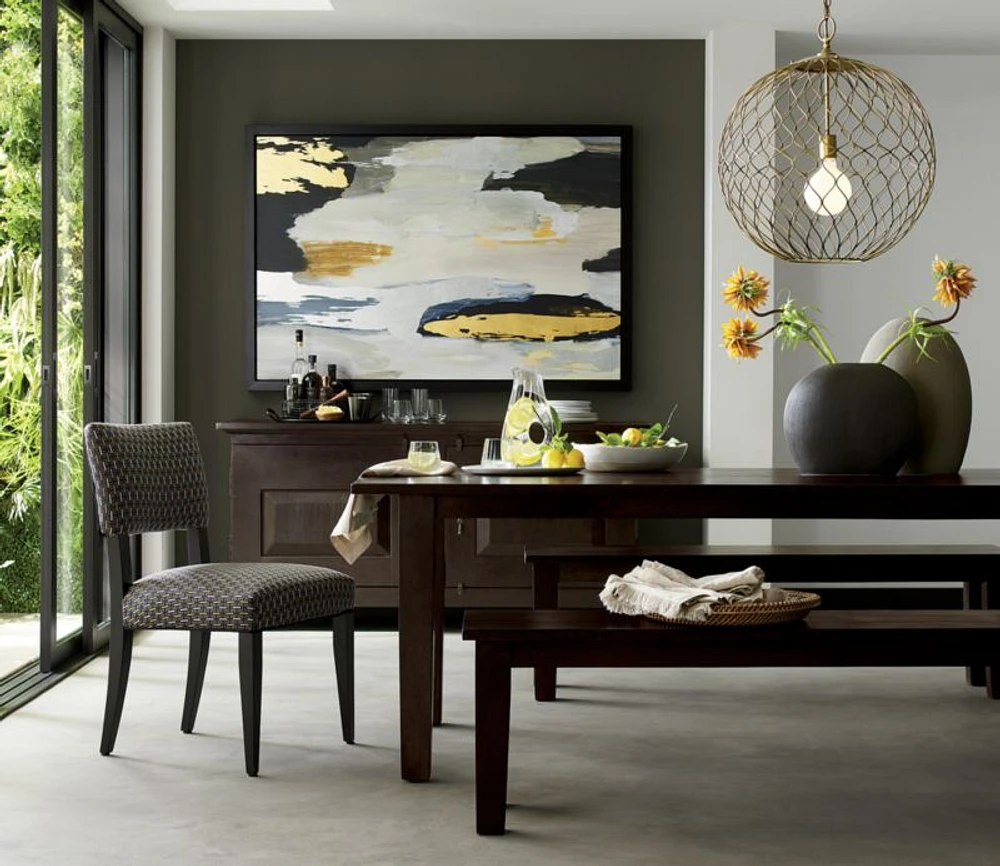 Hoyne 21.5" Brass Pendant Light