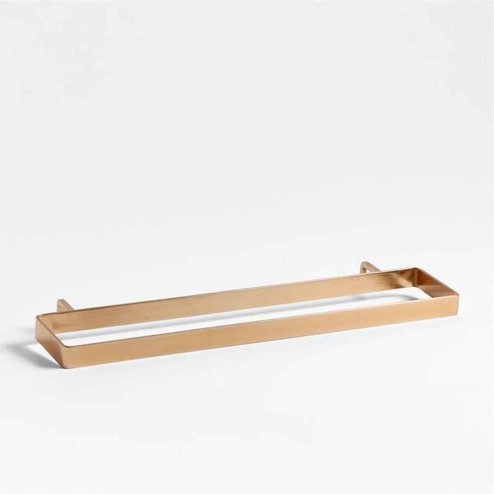 Batten 15" Brass Bath Towel Bar