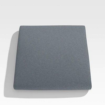 Batten Canvas Haze Blue Sunbrella ® Outdoor Side Chair Cushion