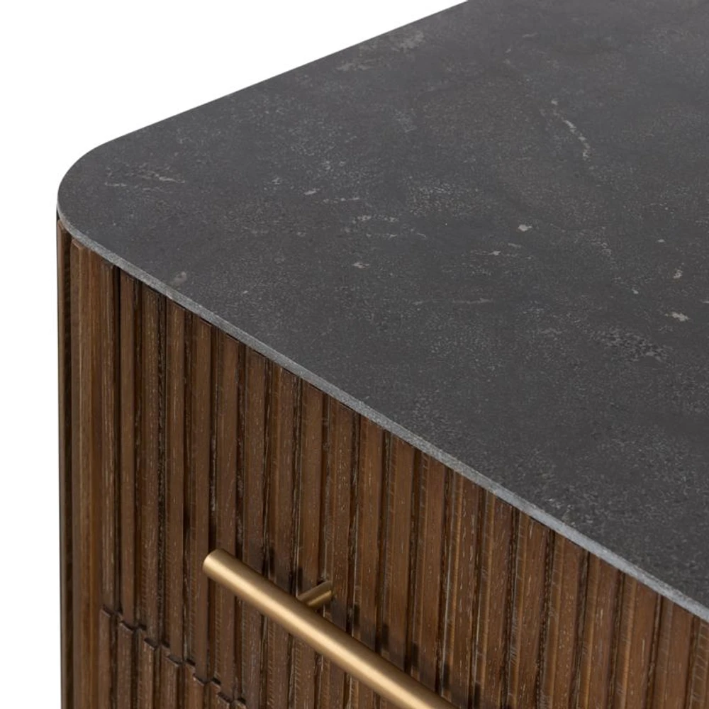 Baylor 26" Brown Oak Nightstand