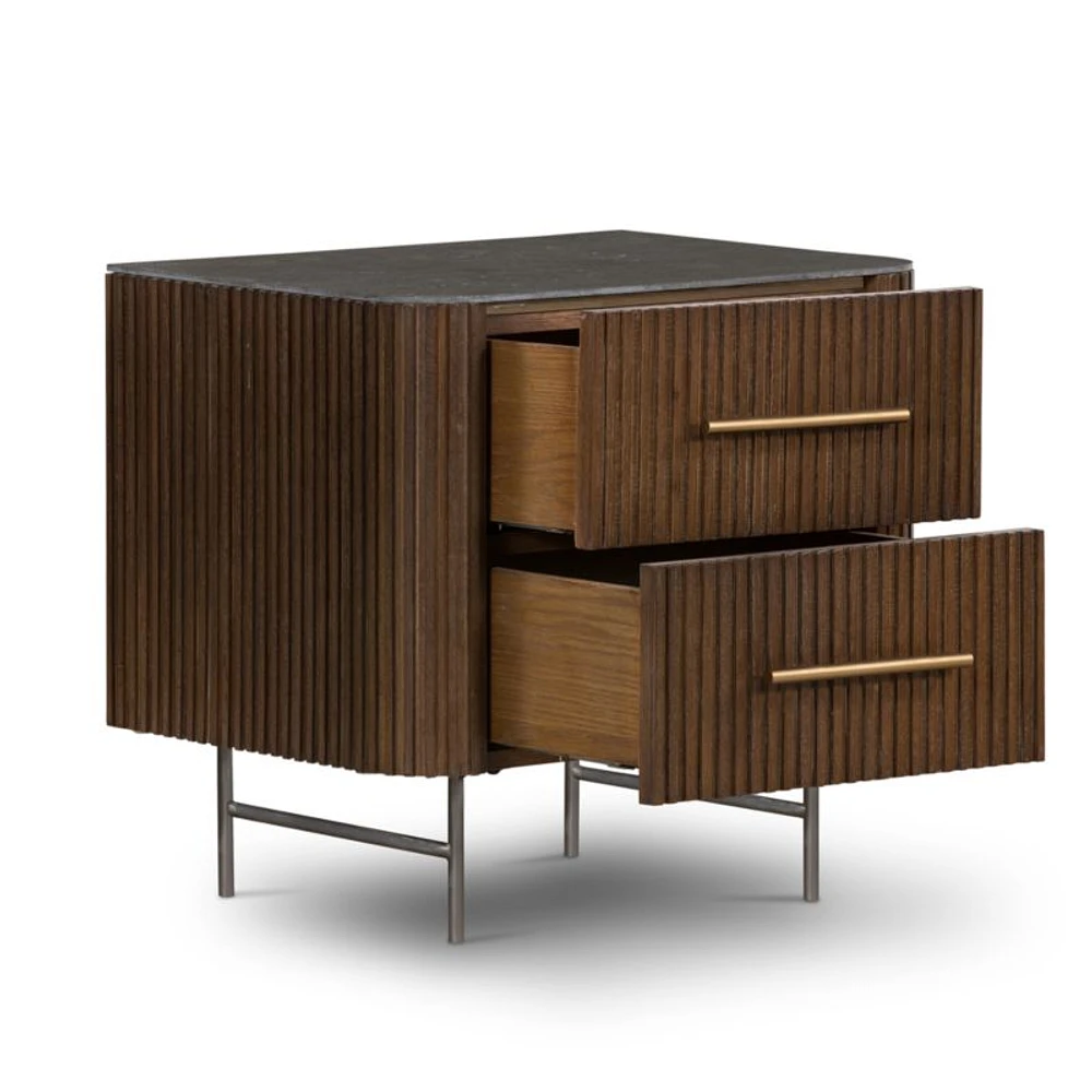 Baylor 26" Brown Oak Nightstand