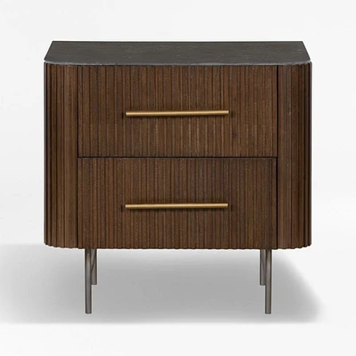 Baylor 26" Brown Oak Nightstand