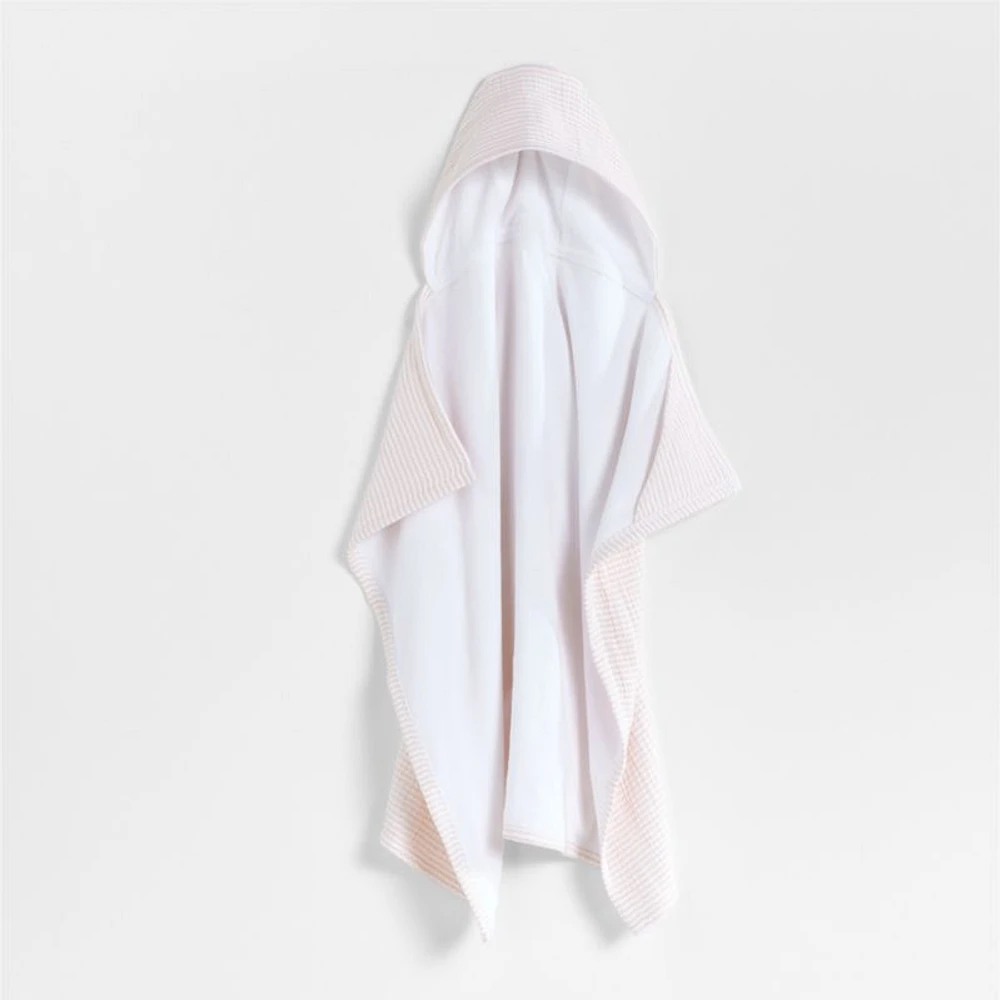 Baby's First Pink Organic Hooded Baby Towel
