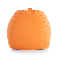 Large Orange Bean Bag Chair