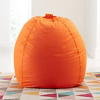 Large Orange Bean Bag Chair