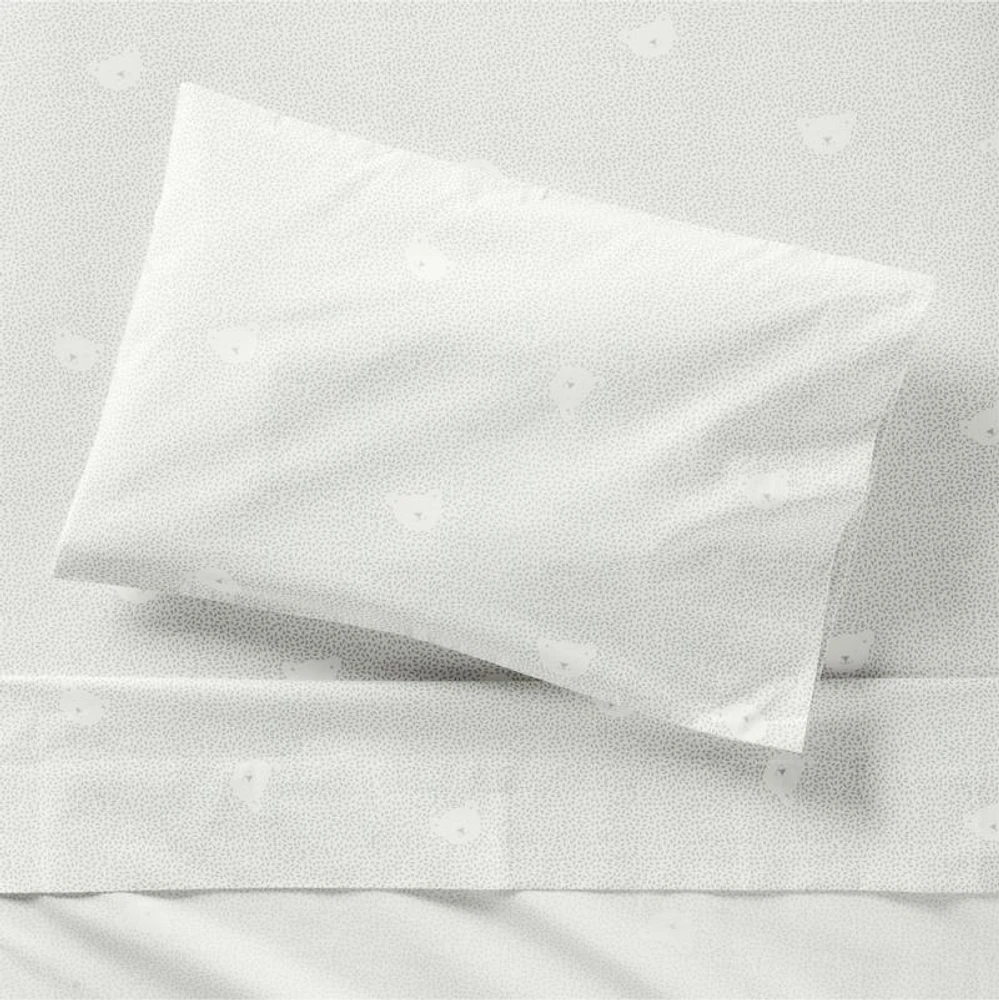 Stay Cool Bear Hug Organic Cotton Toddler Sheet Set