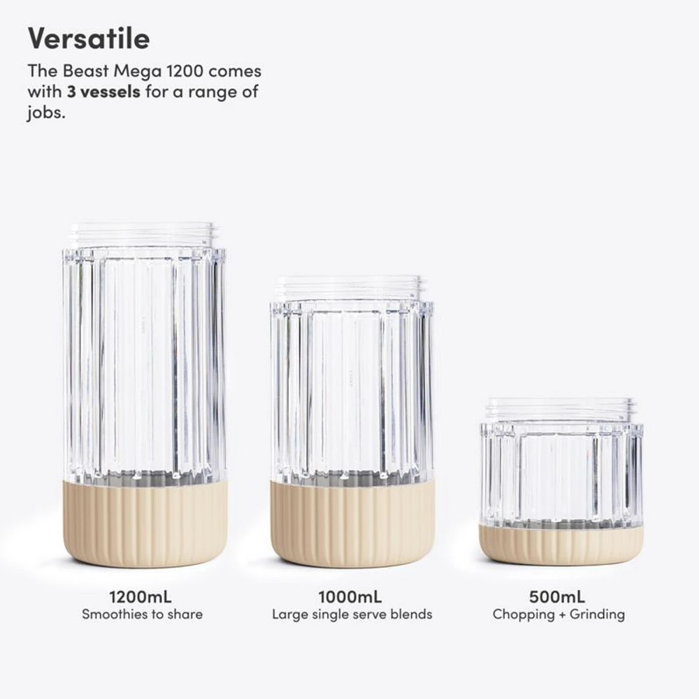 Beast ® Blender Mega 1200 Plus in Sand