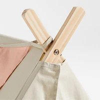 Beige Collapsible Kids Canvas Play Tent
