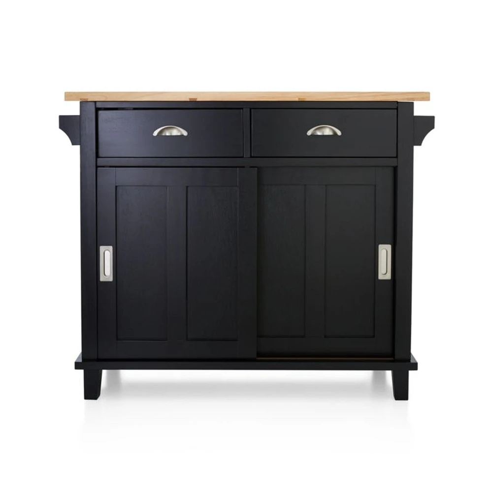 Belmont Black Kitchen Island