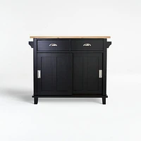Belmont Black Kitchen Island