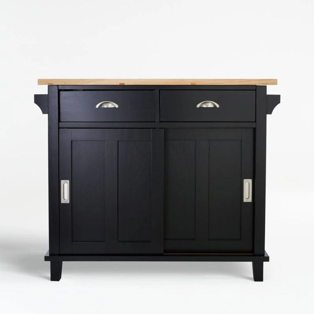 Belmont Black Kitchen Island