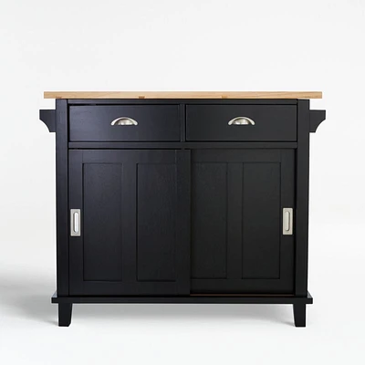 Belmont Black Kitchen Island