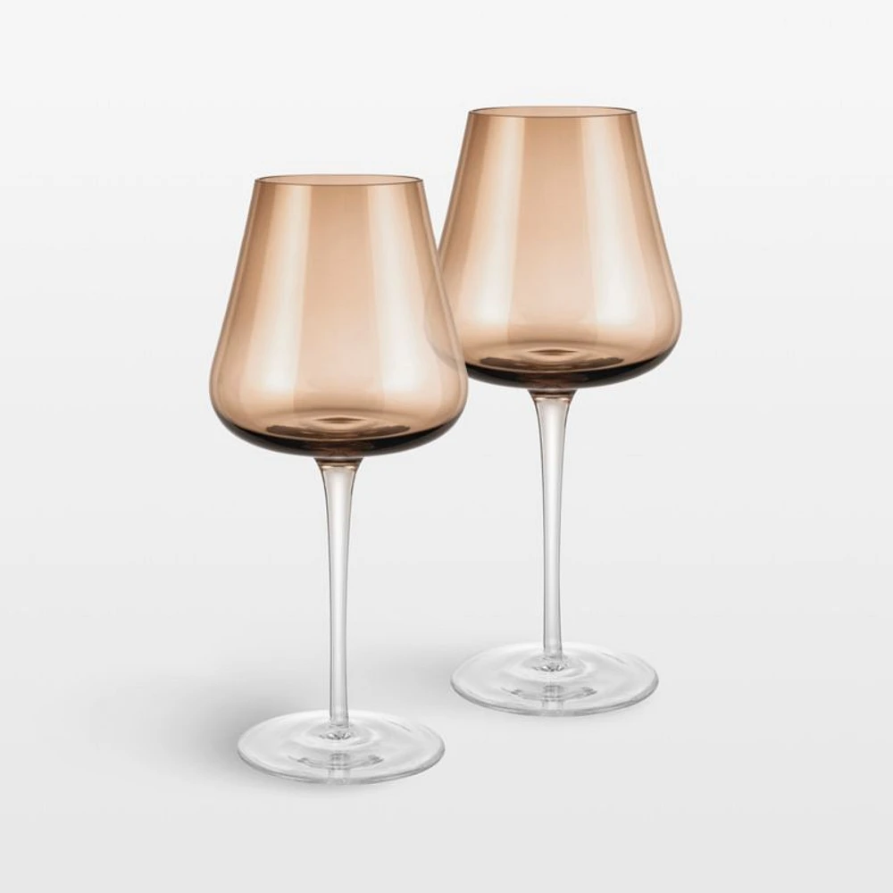 Blomus Belo 13.5-Oz. Coffee White Wine Glasses, Set of 2