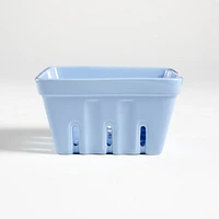 Blue Porcelain Berry Box Colander