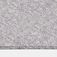 9' Black Squiggle Round Outdoor Patio Umbrella Canopy