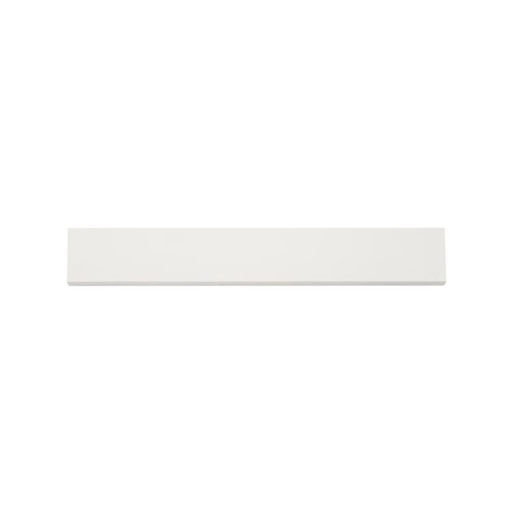 District Bookcase Warm White Wood Front Panel