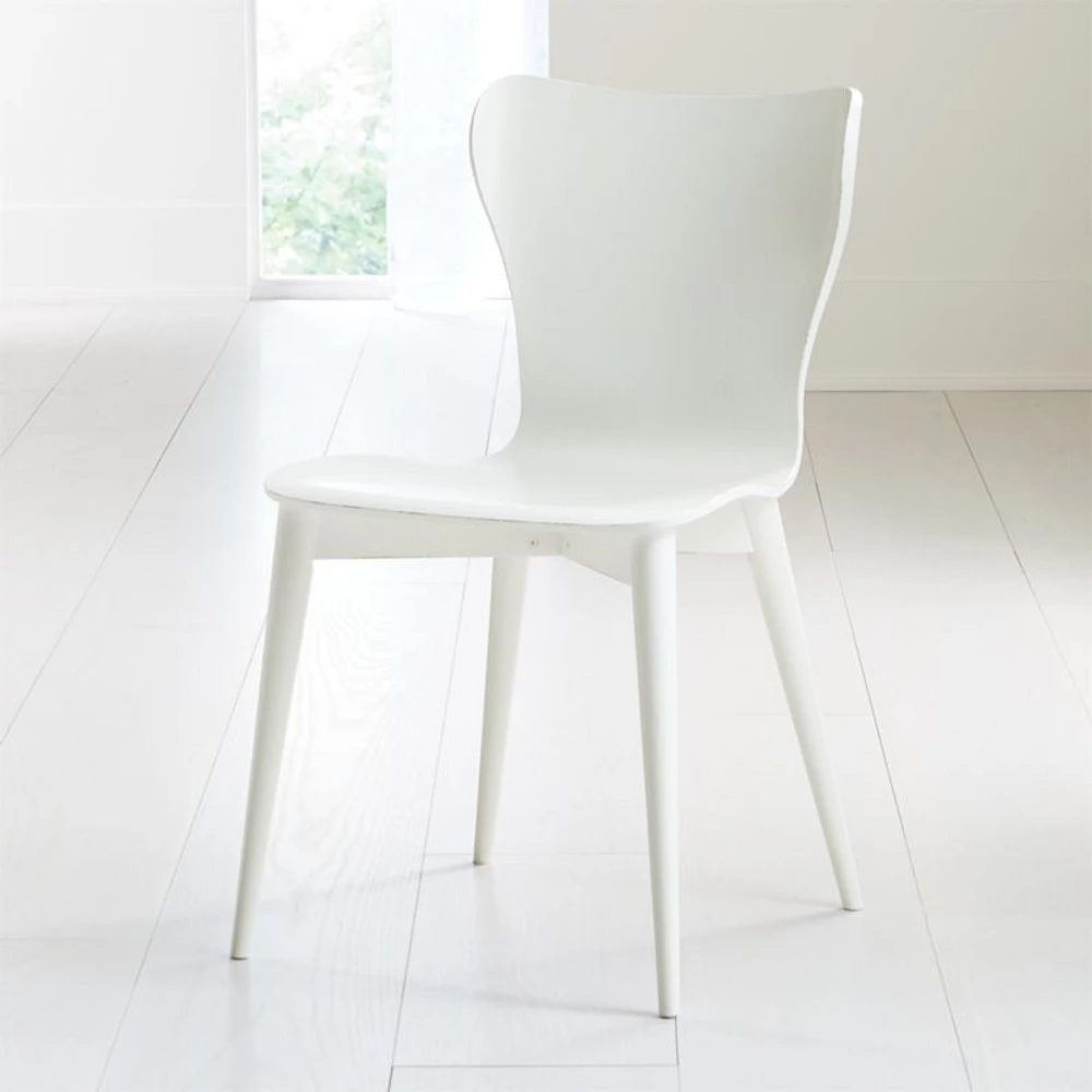 Brera White Bentwood Dining Chair