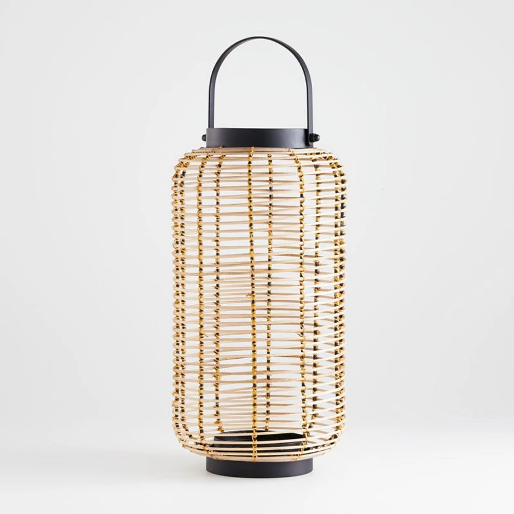 Brigton Rattan Outdoor Lantern 16"