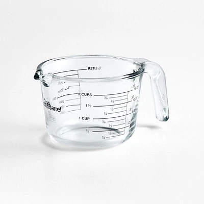 Crate & Barrel -Cup Glass Measuring Cup