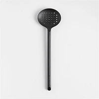 Crate & Barrel Black Nylon Slotted Spoon