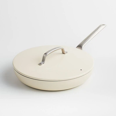 Crate & Barrel EvenCook Ceramic ™ Nonstick 12" Fry Pan with Lid