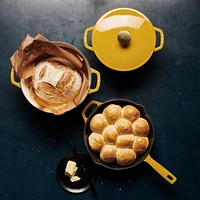Milo by Kana Cast Iron Cookware Ultimate Skillet 10" Dijon