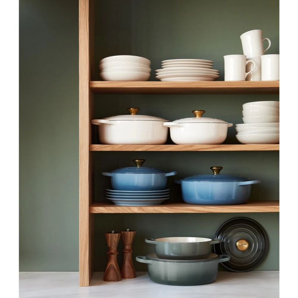 Le Creuset ® Signature 6.3-L./ 6.75-Qt. Thyme Enameled Cast Iron Wide Dutch Oven
