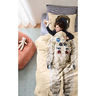 Smithsonian Apollo 11 Spacesuit Organic Cotton Kids Twin Duvet Cover