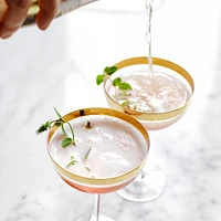 Pryce Gold 8-Oz. Coupe Glass