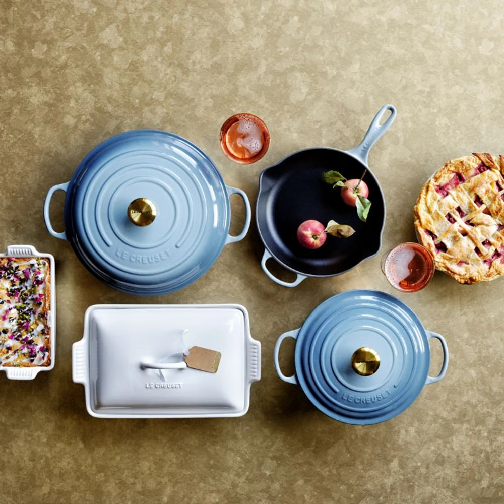 Le Creuset ® Signature 3.3-Liter/3.5-Qt. Chambray Enameled Cast Iron Braiser