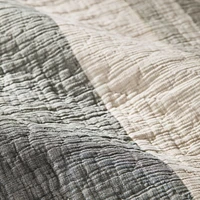 Laurentis Blue Crinkle Stripe Euro Sham