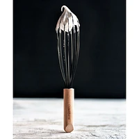 Crate & Barrel Black Silicone and Wood Utensil, Set of 4