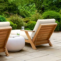 Jeannie Teak Outdoor Chaise Lounge by Leanne Ford