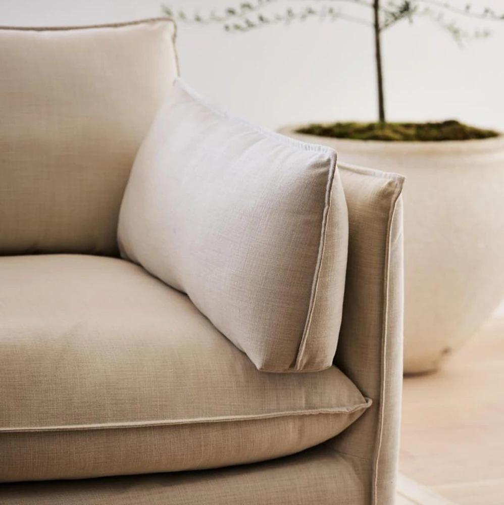Revive 91.5" Slipcovered Recycled Sofa