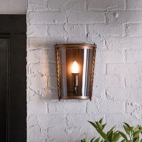 Norbury Metal Indoor/Outdoor Wall Sconce Light by Jake Arnold