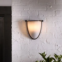 Holloway Metal Indoor/Outdoor Wall Sconce Light by Jake Arnold