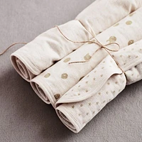 Baby's First Organic Jersey Natural Baby Burp Cloths, Set of 3