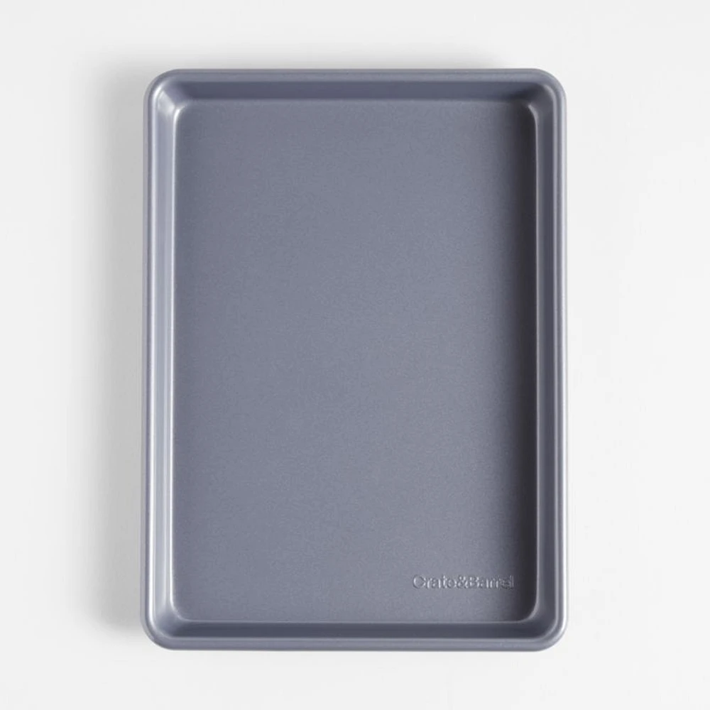 Crate & Barrel Slate Blue Quarter Sheet Pan