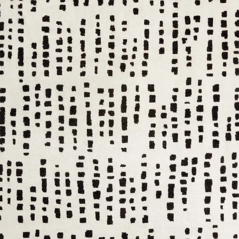 Calais Textured Wool-Blend Hand-Knotted White Area Rug 10'x14'