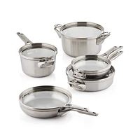 Calphalon ® Premier 10-Piece Space-Saving Stainless Steel Cookware Set