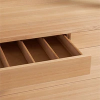 Calypso 54" Large Two-Toned Black Elm Wood Storage Cabinet